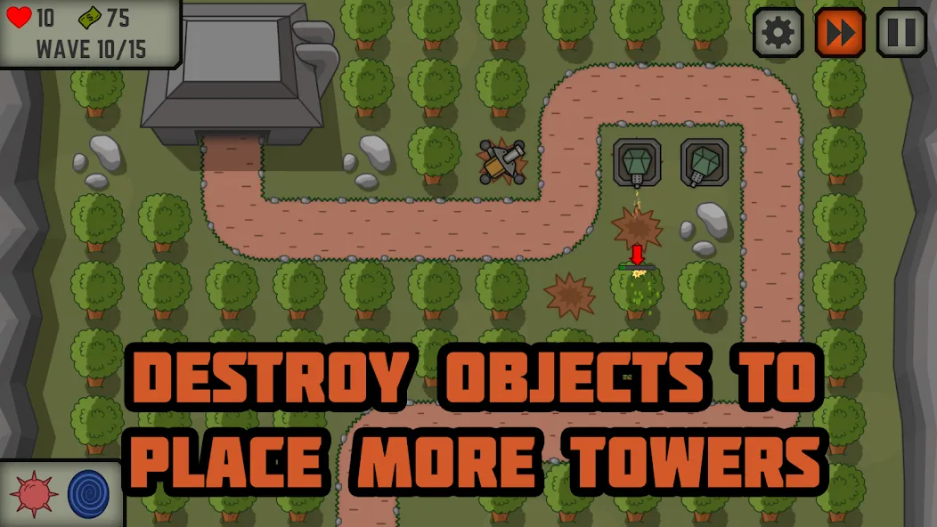 Tactical War: Tower Defense [МОД: Деньги, Монеты и Меню MOD] Screenshot 4