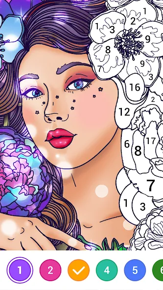 Magic Paint: Color by number (Магик Пейнт) [МОД: Много денег, Монет и Все открыто] Screenshot 1