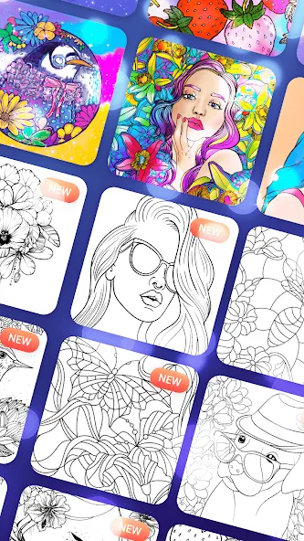 Magic Paint: Color by number (Магик Пейнт) [МОД: Много денег, Монет и Все открыто] Screenshot 3