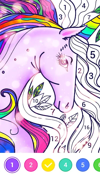 Magic Paint: Color by number (Магик Пейнт) [МОД: Много денег, Монет и Все открыто] Screenshot 5