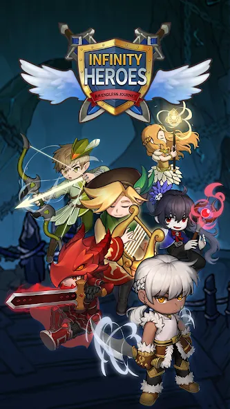 Infinity Heroes : Idle RPG (Инфинити Герои) [МОД: Много монет, Открытые уровни и Мега MOD] Screenshot 1