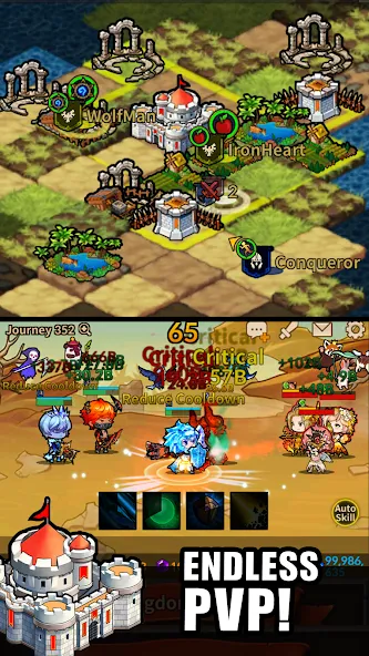 Infinity Heroes : Idle RPG (Инфинити Герои) [МОД: Много монет, Открытые уровни и Мега MOD] Screenshot 4