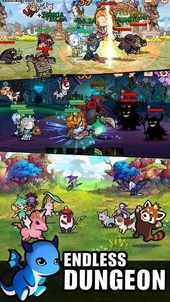 Infinity Heroes : Idle RPG (Инфинити Герои) [МОД: Много монет, Открытые уровни и Мега MOD] Screenshot 5