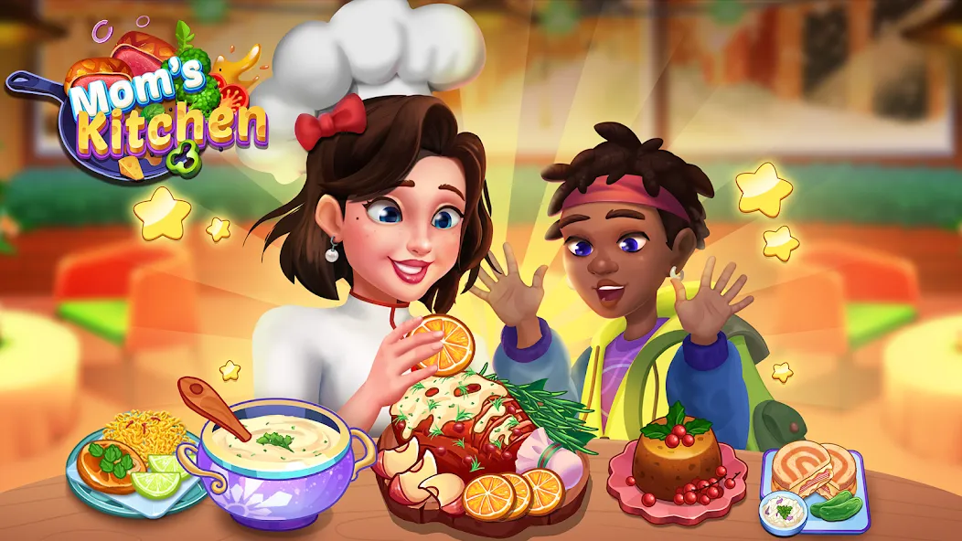 Mom's Kitchen : Cooking Games [МОД: Деньги, Монеты и Меню MOD] Screenshot 1
