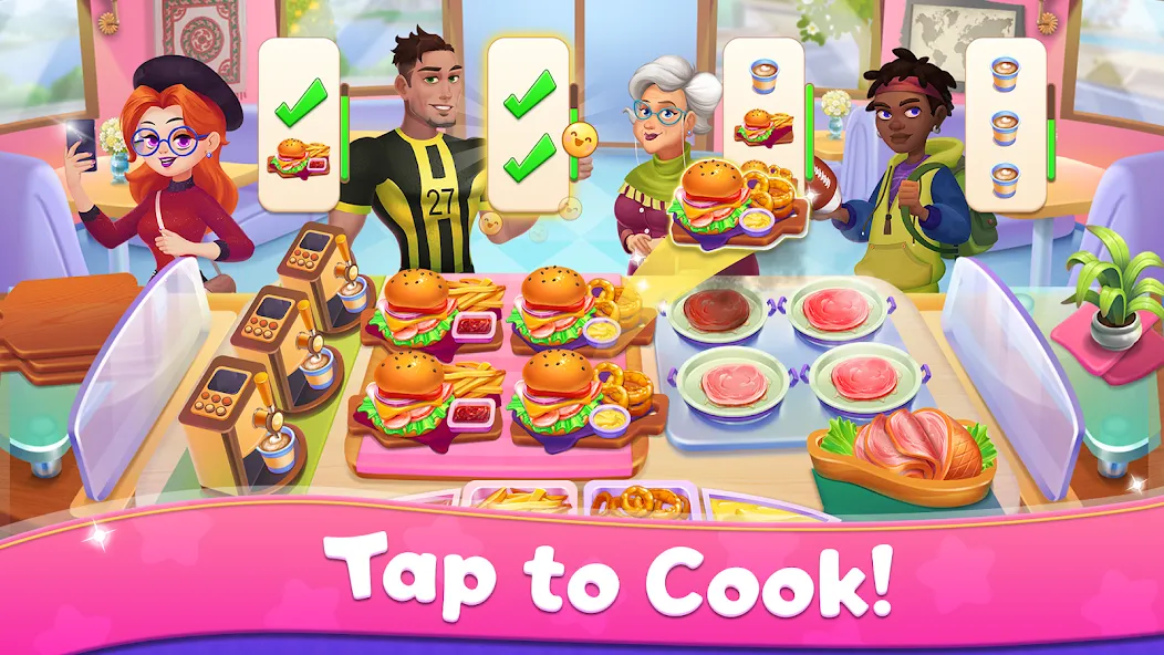 Mom's Kitchen : Cooking Games [МОД: Деньги, Монеты и Меню MOD] Screenshot 3