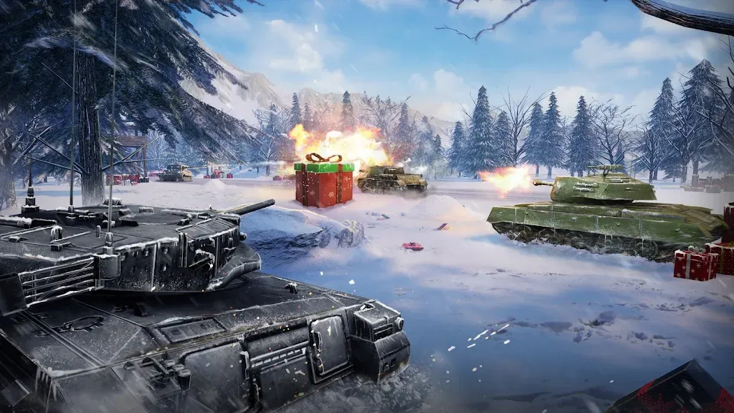 Furious Tank: War of Worlds (Фьюриус Танк) [МОД: Бесконечные деньги, Монеты и Мега MOD] Screenshot 2