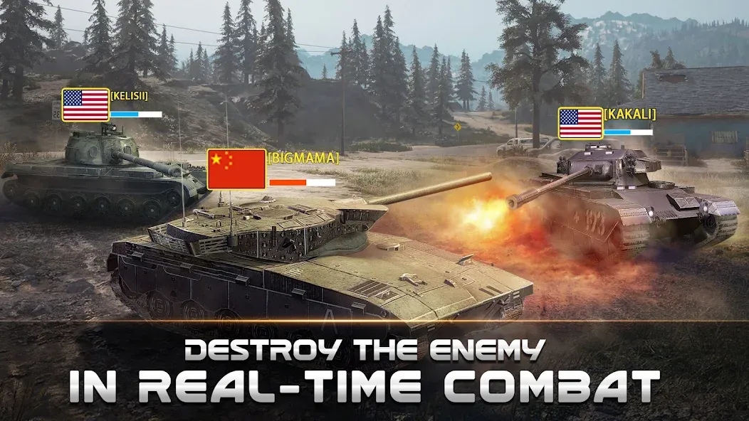 Furious Tank: War of Worlds (Фьюриус Танк) [МОД: Бесконечные деньги, Монеты и Мега MOD] Screenshot 5