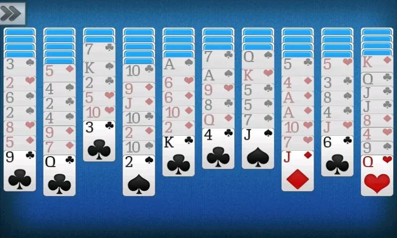 Spider Solitaire [МОД: Много монет, Открытые уровни и Мега MOD] Screenshot 1