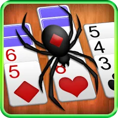 Скачать Spider Solitaire [МОД: Много монет, Открытые уровни и Мега MOD] | Взлом Spider Solitaire на Андроид