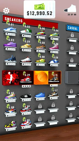 Sneaker Art! - Coloring Games [МОД: Бесконечные деньги, Монеты и Мега MOD] Screenshot 4
