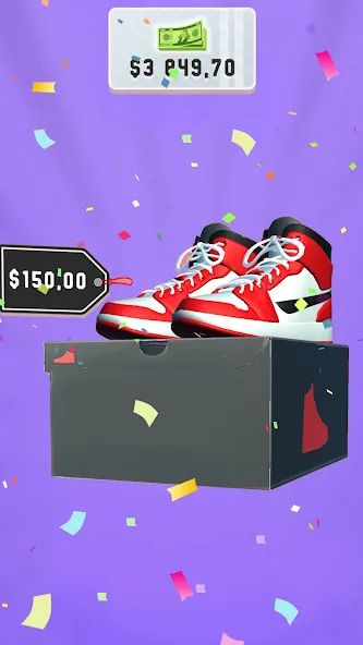 Sneaker Art! - Coloring Games [МОД: Бесконечные деньги, Монеты и Мега MOD] Screenshot 5