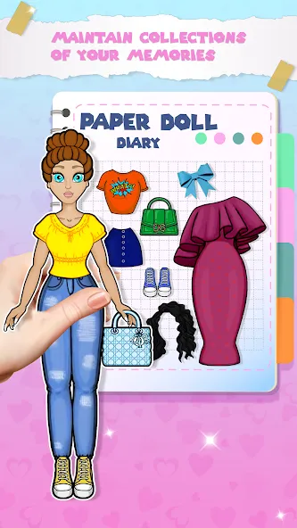 Paper Doll Dress up Games [МОД: Деньги, Монеты и Меню MOD] Screenshot 2