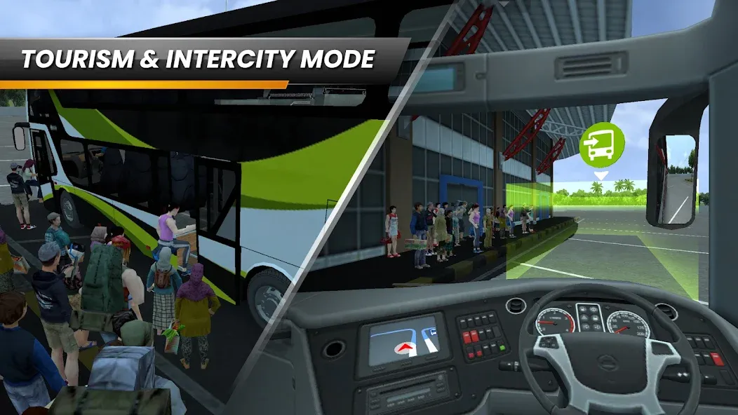 Bus Simulator Indonesia (Бус Симулятор Индонезия) [МОД: Деньги, Монеты и Меню MOD] Screenshot 4