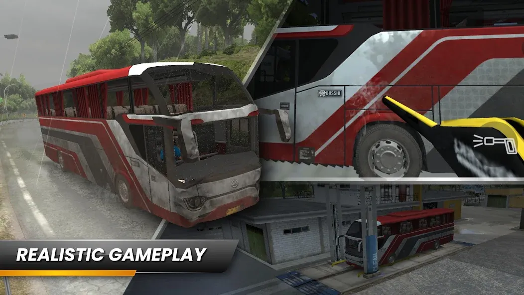 Bus Simulator Indonesia (Бус Симулятор Индонезия) [МОД: Деньги, Монеты и Меню MOD] Screenshot 5