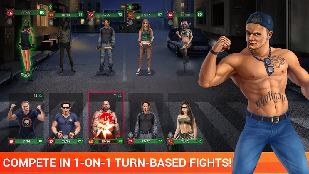 Gang Wars (Фанварс) [МОД: Много монет, Открытые уровни и Мега MOD] Screenshot 1