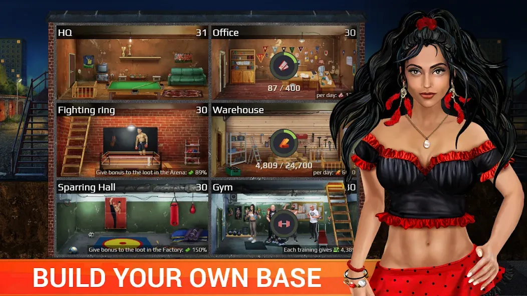 Gang Wars (Фанварс) [МОД: Много монет, Открытые уровни и Мега MOD] Screenshot 3