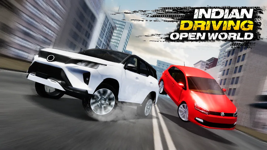 Indian Driving Open World (Индийское Вождение Открытый Мир) [МОД: Бесконечные деньги, Монеты и Мега MOD] Screenshot 1