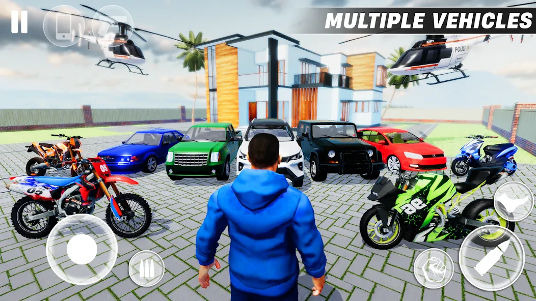 Indian Driving Open World (Индийское Вождение Открытый Мир) [МОД: Бесконечные деньги, Монеты и Мега MOD] Screenshot 2
