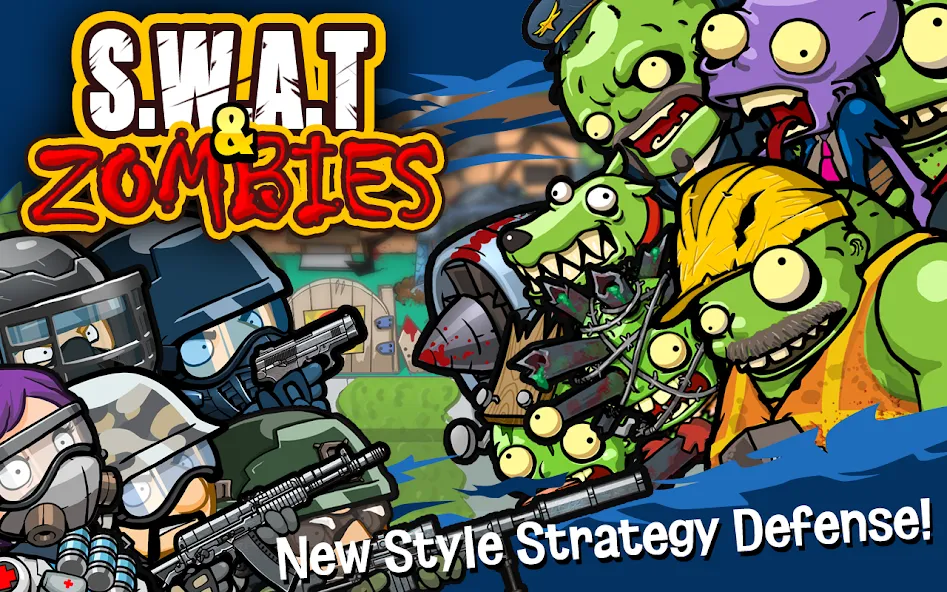 SWAT and Zombies Season 2 (СВАТ) [МОД: Много монет, Открытые уровни и Мега MOD] Screenshot 1