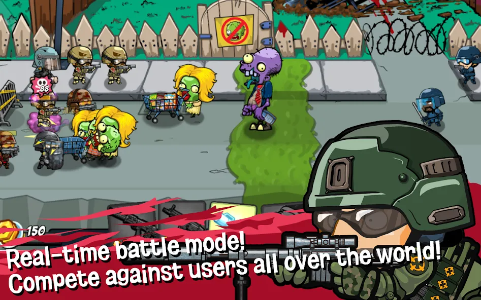 SWAT and Zombies Season 2 (СВАТ) [МОД: Много монет, Открытые уровни и Мега MOD] Screenshot 5
