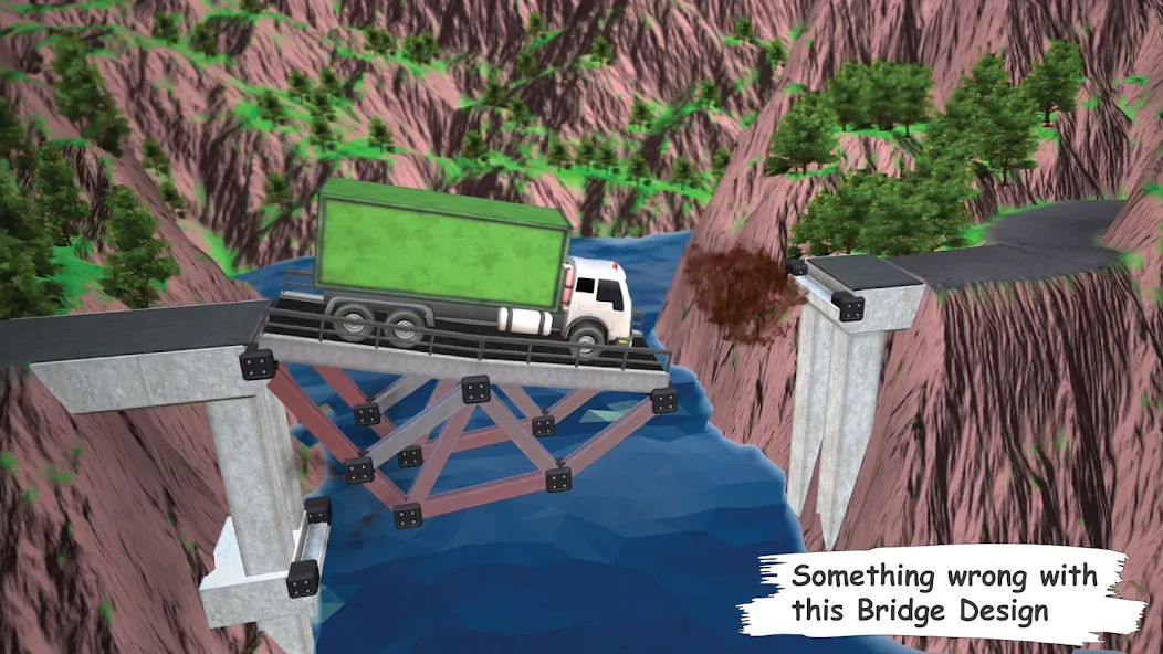 Bridgezz: Bridge Construction (Бриджзз) [МОД: Меню, Бесконечные монеты и Открытые уровни] Screenshot 5