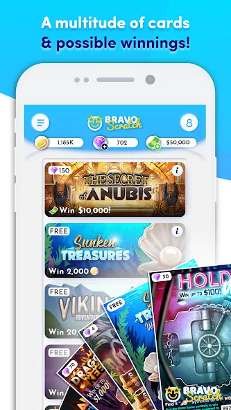 Bravoscratch, scratch games! [MOD: Разблокировано] - Скриншот 3