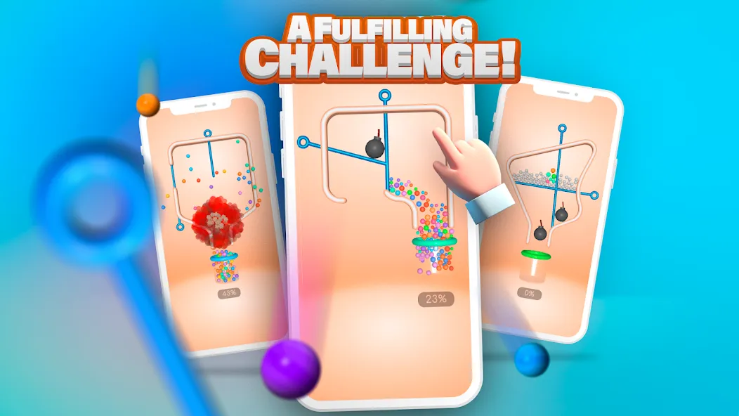 Pull the Pin (Пул зе пин) [МОД: Много монет, Открытые уровни и Мега MOD] Screenshot 4