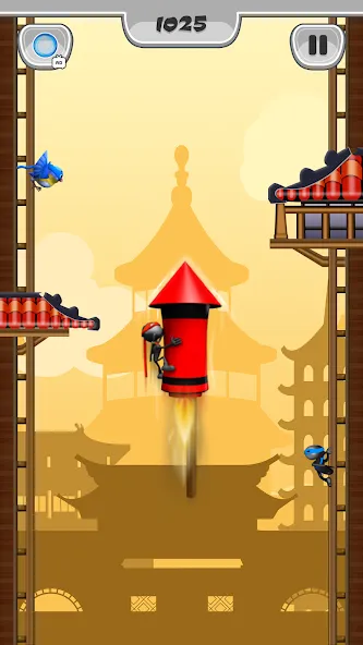 NinJump - Deluxe Run (Ниндзя Лазеры) [МОД: Меню, Бесконечные монеты и Открытые уровни] Screenshot 2