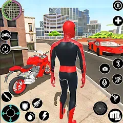 Скачать Flying Spider Rope Hero Fight (Флайинг Спайдер Роп Хиро Файт) [МОД: Много монет, Открытые уровни и Мега MOD] | Взлом Flying Spider Rope Hero Fight на Андроид