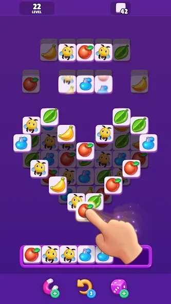 Tile Match - Matching Game (Тайл Матч) [МОД: Бесконечные деньги, Монеты и Мега MOD] Screenshot 1
