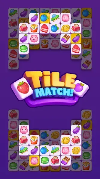 Tile Match - Matching Game (Тайл Матч) [МОД: Бесконечные деньги, Монеты и Мега MOD] Screenshot 5