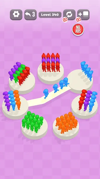 Escape Island: Fun Color Sort (Эскейп Айленд) [МОД: Много монет, Открытые уровни и Мега MOD] Screenshot 1