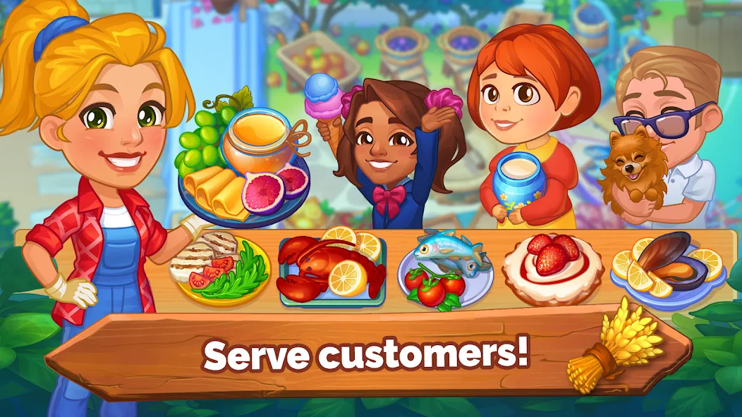 Farming Fever - Cooking game [МОД: Бесконечные деньги, Монеты и Мега MOD] Screenshot 1