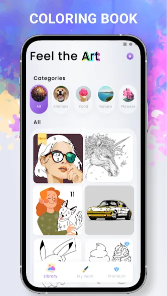 Paint by numbers - Color book [МОД: Много монет, Открытые уровни и Мега MOD] Screenshot 1