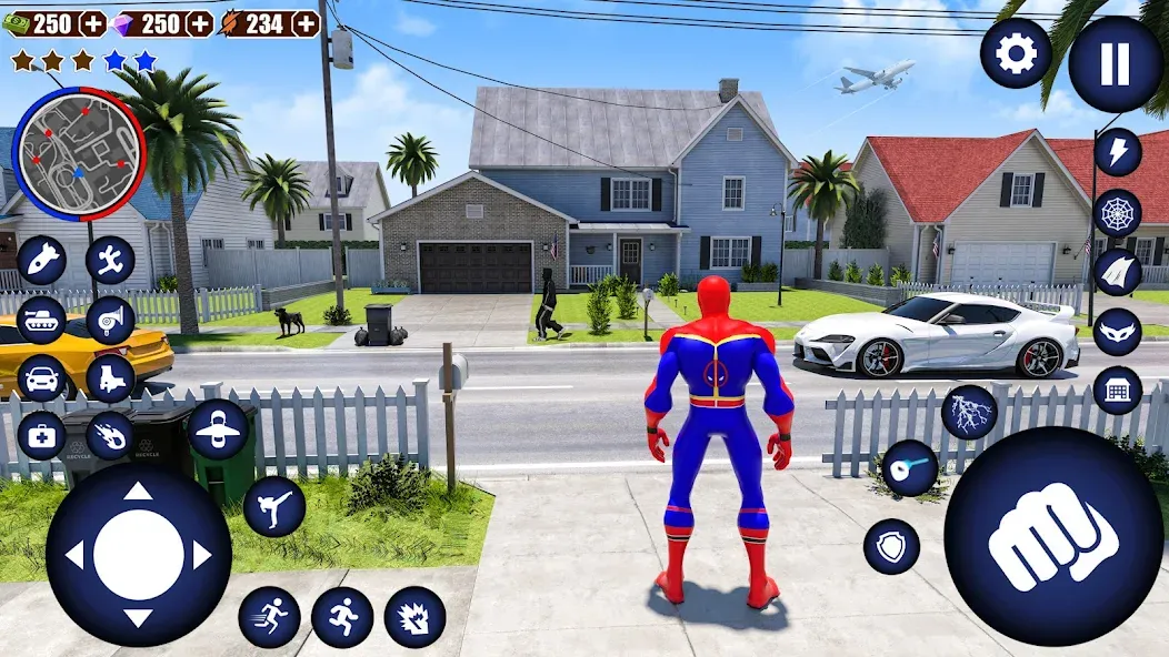 Flying Superhero Robot Games (Флайинг Супергерой Робот Игры) [МОД: Бесконечные деньги, Монеты и Мега MOD] Screenshot 4