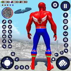 Скачать Flying Superhero Robot Games (Флайинг Супергерой Робот Игры) [МОД: Бесконечные деньги, Монеты и Мега MOD] | Взлом Flying Superhero Robot Games на Андроид