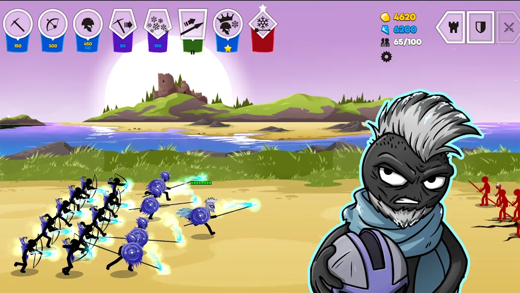 Stick War: Saga (Стик Вар 3) [МОД: Бесконечные деньги, Монеты и Мега MOD] Screenshot 1