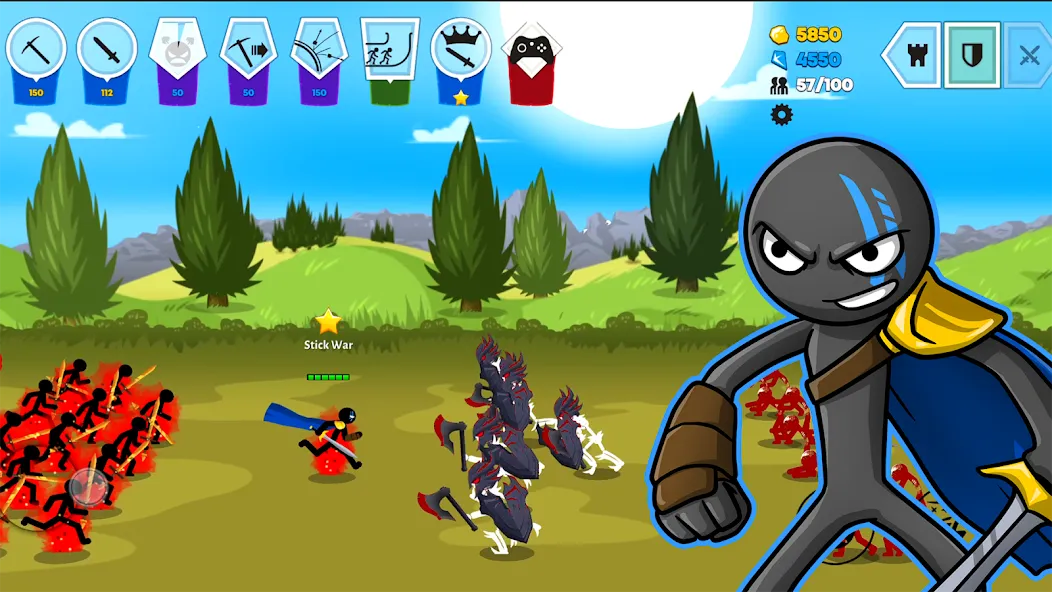Stick War: Saga (Стик Вар 3) [МОД: Бесконечные деньги, Монеты и Мега MOD] Screenshot 2