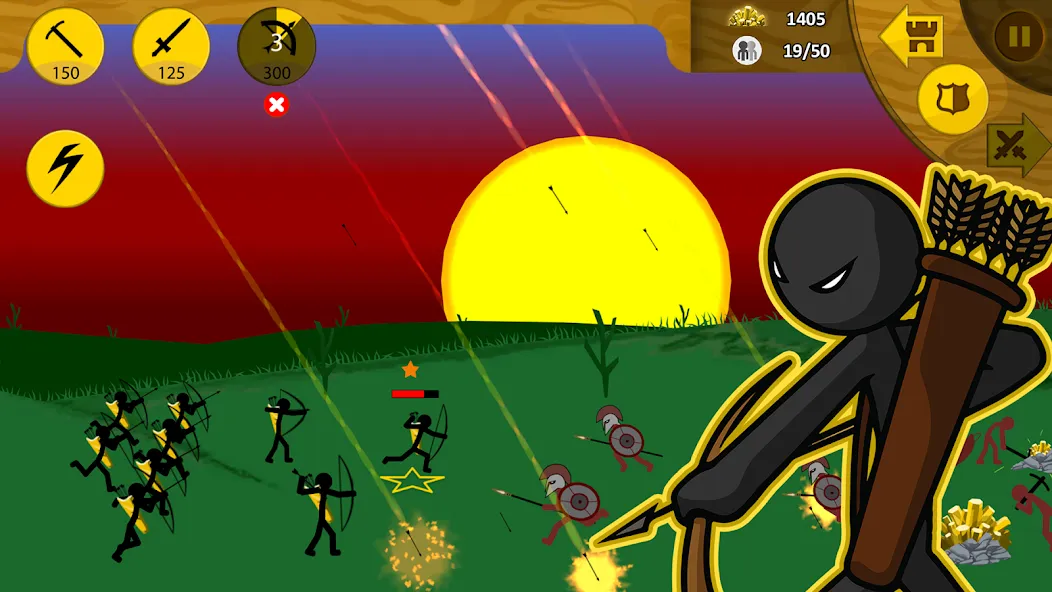 Stick War: Legacy (Стик Вар) [MOD: Бесконечные деньги] - Скриншот 3
