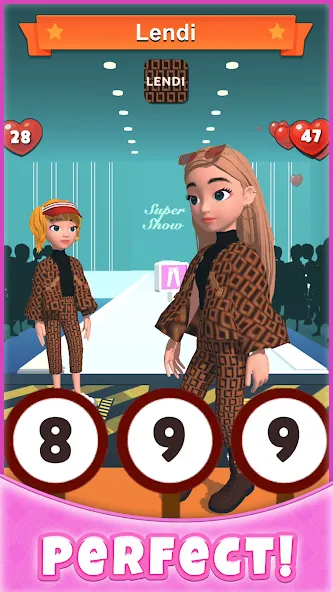 Catwalk Battle - Dress up! (Кэтволк Баттл) [МОД: Все открыто, Дополнительные деньги и Меню MOD] Screenshot 2