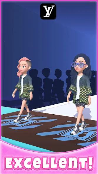 Catwalk Battle - Dress up! (Кэтволк Баттл) [МОД: Все открыто, Дополнительные деньги и Меню MOD] Screenshot 3