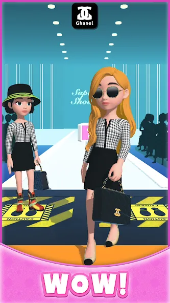 Catwalk Battle - Dress up! (Кэтволк Баттл) [МОД: Все открыто, Дополнительные деньги и Меню MOD] Screenshot 4