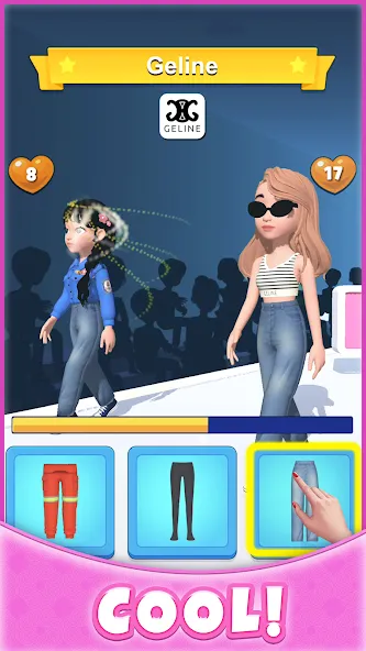 Catwalk Battle - Dress up! (Кэтволк Баттл) [МОД: Все открыто, Дополнительные деньги и Меню MOD] Screenshot 5