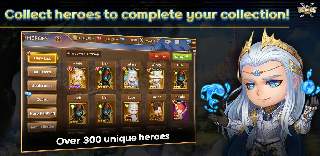 X Heroes: NFT War (Икс Хероес) [МОД: Бесконечные деньги, Монеты и Мега MOD] Screenshot 2