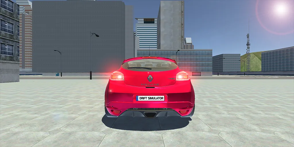 Megane Drift Simulator (Мегане Дрифт Симулятор) [МОД: Бесконечные деньги, Монеты и Мега MOD] Screenshot 4