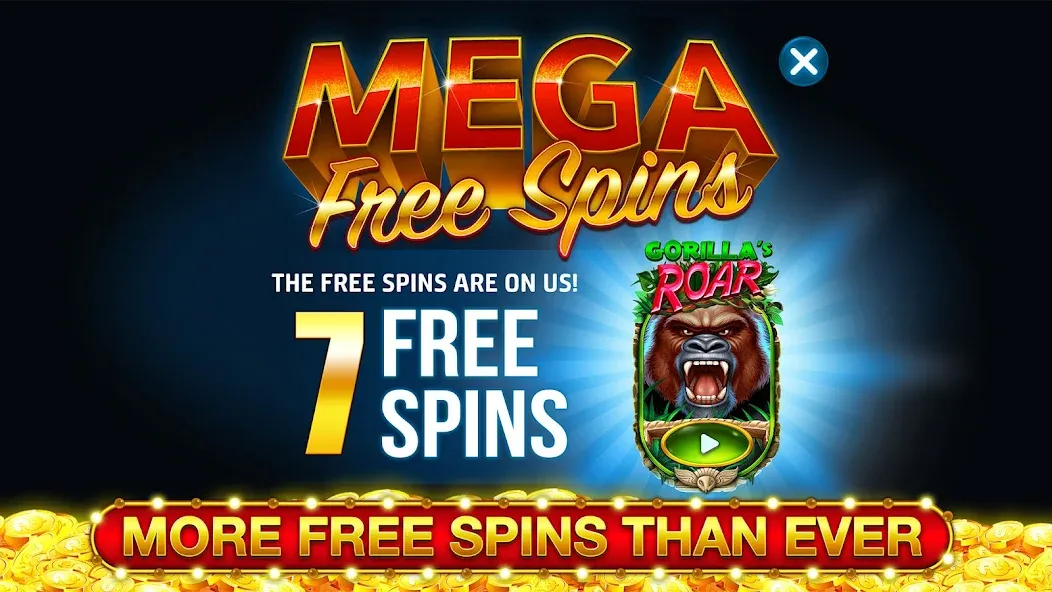 Ape Slots: Vegas Casino Deluxe [МОД: Бесконечные деньги, Монеты и Мега MOD] Screenshot 3