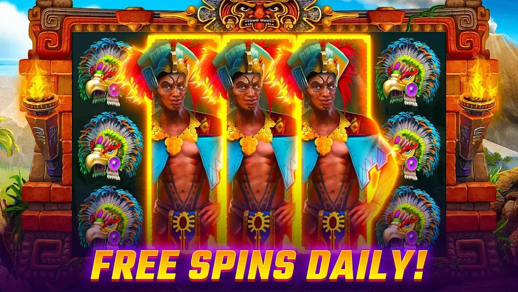 Slots WOW Casino Slot Machine (Слотс ВОУ) [МОД: Меню, Бесконечные монеты и Открытые уровни] Screenshot 3