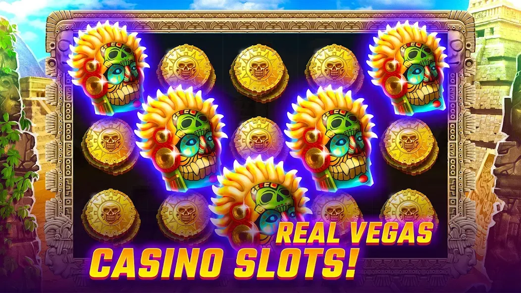 Slots WOW Casino Slot Machine (Слотс ВОУ) [МОД: Меню, Бесконечные монеты и Открытые уровни] Screenshot 4