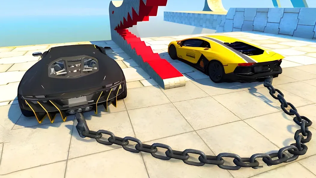 Stunt Car Crash (Стант Кар Краш) [МОД: Бесконечные деньги, Монеты и Мега MOD] Screenshot 2