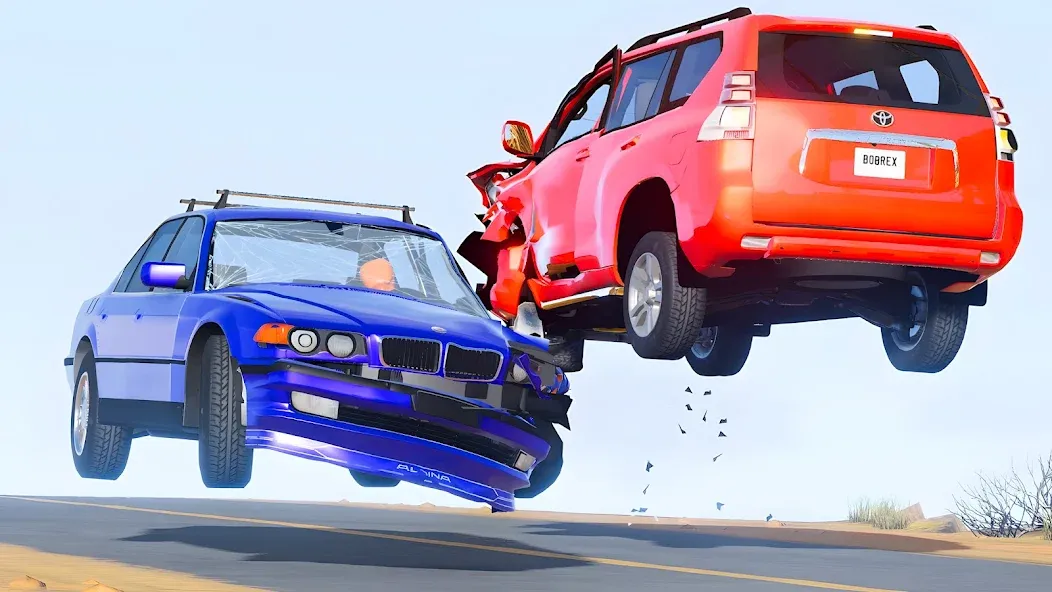 Stunt Car Crash (Стант Кар Краш) [МОД: Бесконечные деньги, Монеты и Мега MOD] Screenshot 3